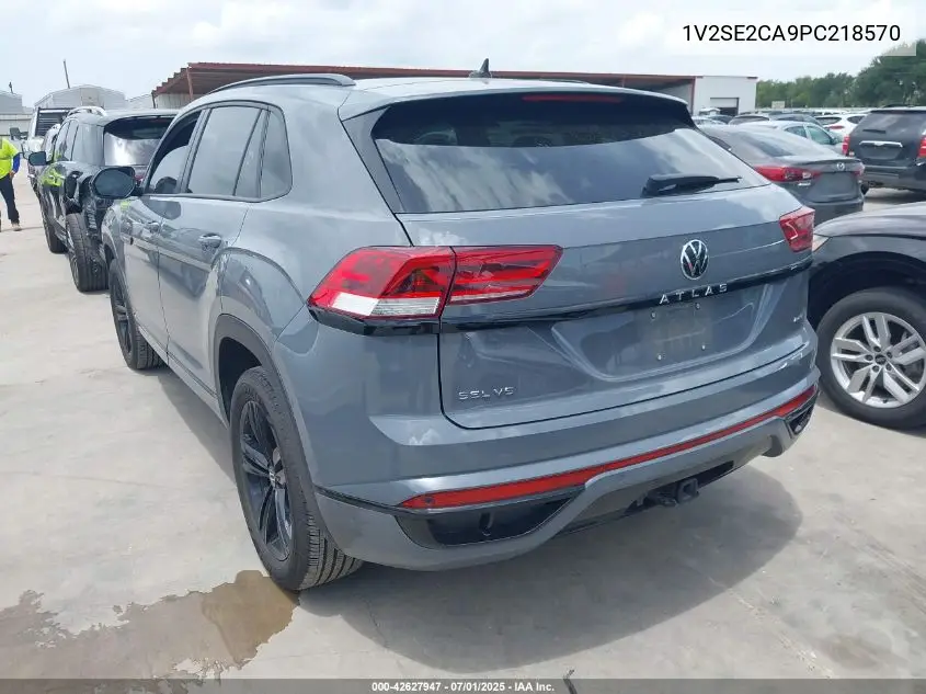 2023 Volkswagen Atlas Cross Sport 3.6L V6 Sel/3.6L V6 Sel R-Line Black VIN: 1V2SE2CA9PC218570 Lot: 42627947