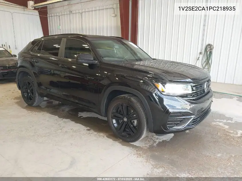 2023 Volkswagen Atlas Cross Sport 3.6L V6 Sel/3.6L V6 Sel R-Line Black VIN: 1V2SE2CA1PC218935 Lot: 42653172