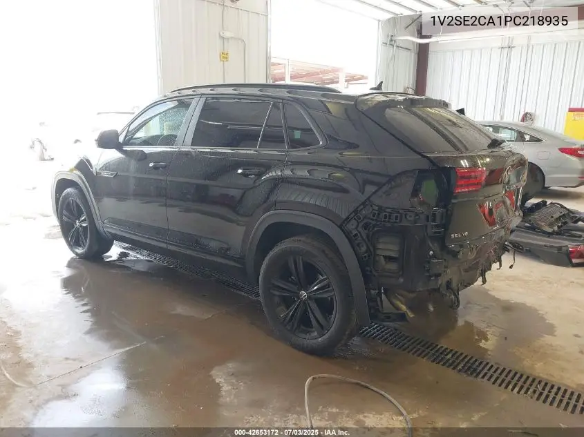 2023 Volkswagen Atlas Cross Sport 3.6L V6 Sel/3.6L V6 Sel R-Line Black VIN: 1V2SE2CA1PC218935 Lot: 42653172