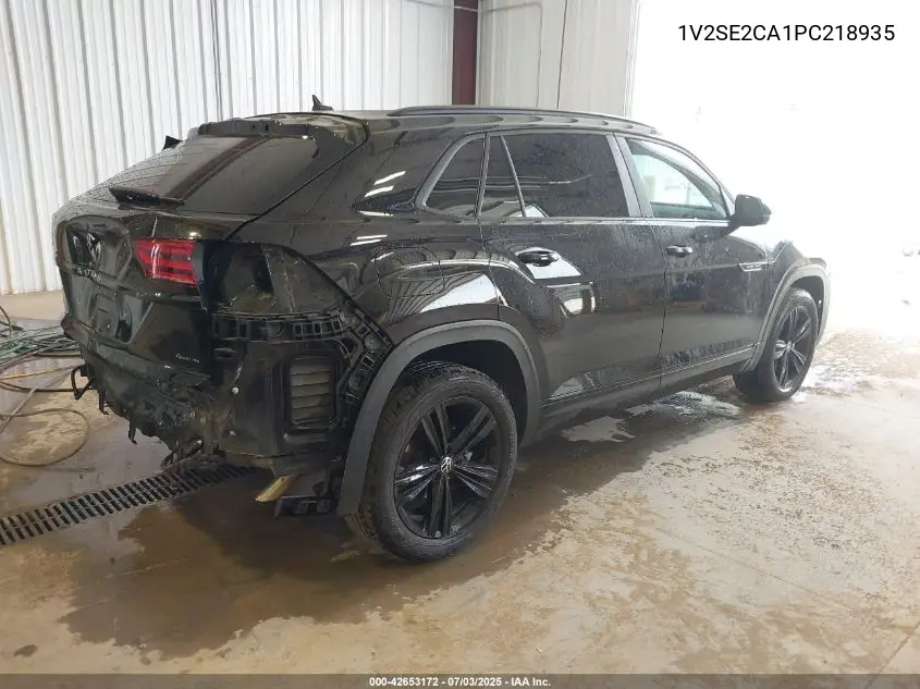 2023 Volkswagen Atlas Cross Sport 3.6L V6 Sel/3.6L V6 Sel R-Line Black VIN: 1V2SE2CA1PC218935 Lot: 42653172