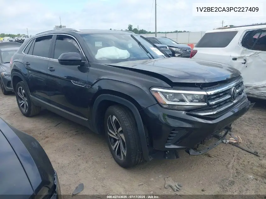 2023 Volkswagen Atlas Cross Sport 3.6L V6 Sel VIN: 1V2BE2CA3PC227409 Lot: 42743025