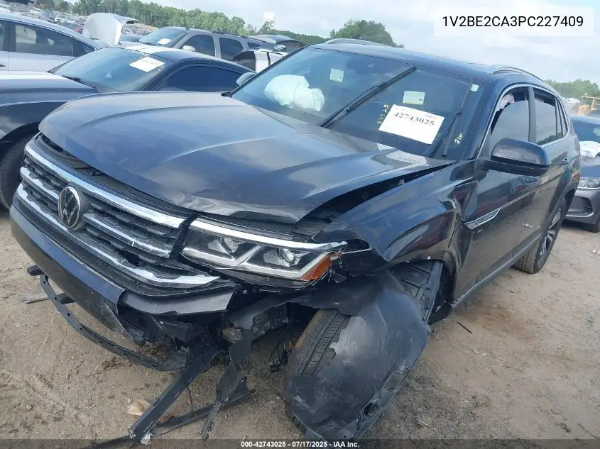 2023 Volkswagen Atlas Cross Sport 3.6L V6 Sel VIN: 1V2BE2CA3PC227409 Lot: 42743025