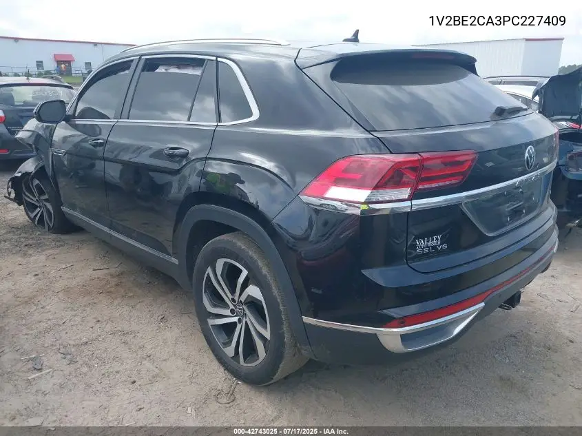 2023 Volkswagen Atlas Cross Sport 3.6L V6 Sel VIN: 1V2BE2CA3PC227409 Lot: 42743025