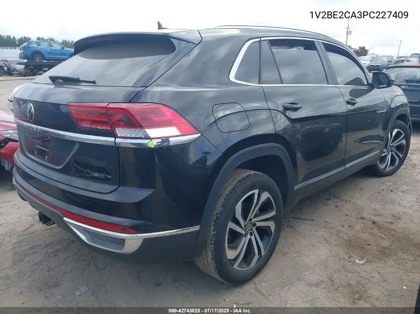 2023 Volkswagen Atlas Cross Sport 3.6L V6 Sel VIN: 1V2BE2CA3PC227409 Lot: 42743025