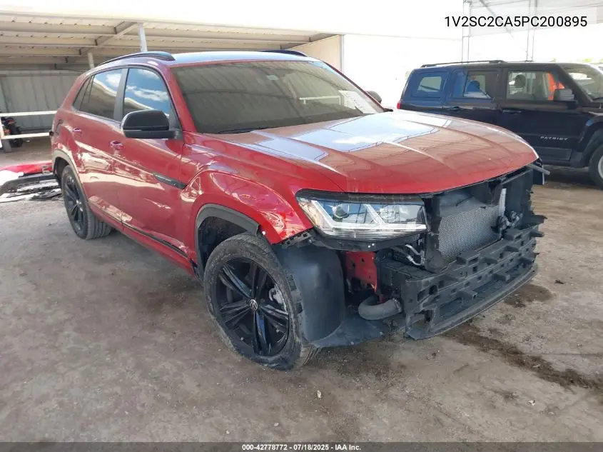 2023 Volkswagen Atlas Cross Sport 2.0T Sel R-Line Black VIN: 1V2SC2CA5PC200895 Lot: 42778772