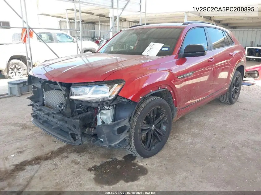 2023 Volkswagen Atlas Cross Sport 2.0T Sel R-Line Black VIN: 1V2SC2CA5PC200895 Lot: 42778772