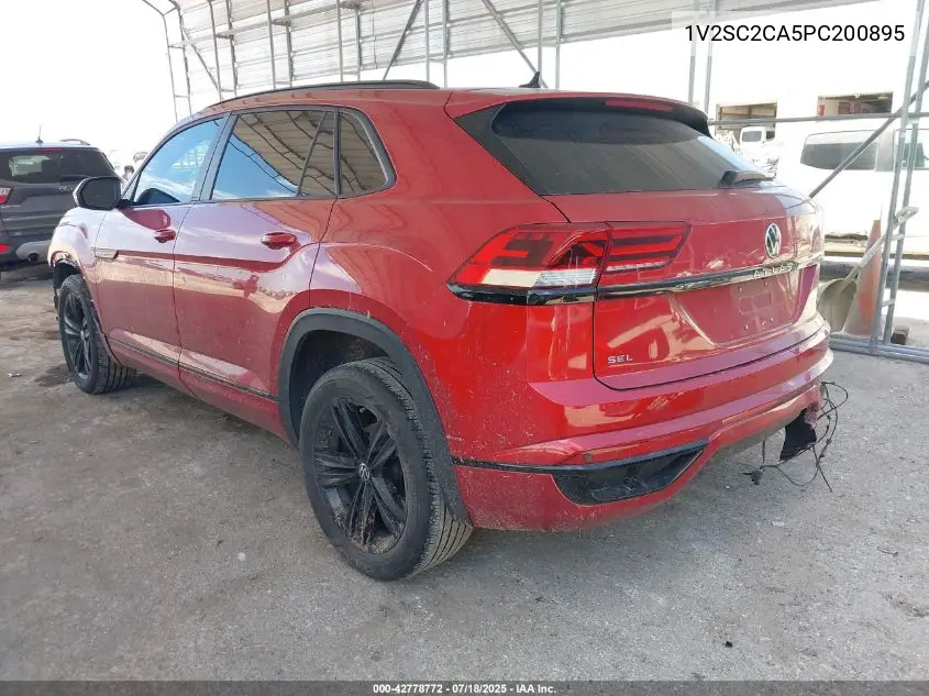 2023 Volkswagen Atlas Cross Sport 2.0T Sel R-Line Black VIN: 1V2SC2CA5PC200895 Lot: 42778772