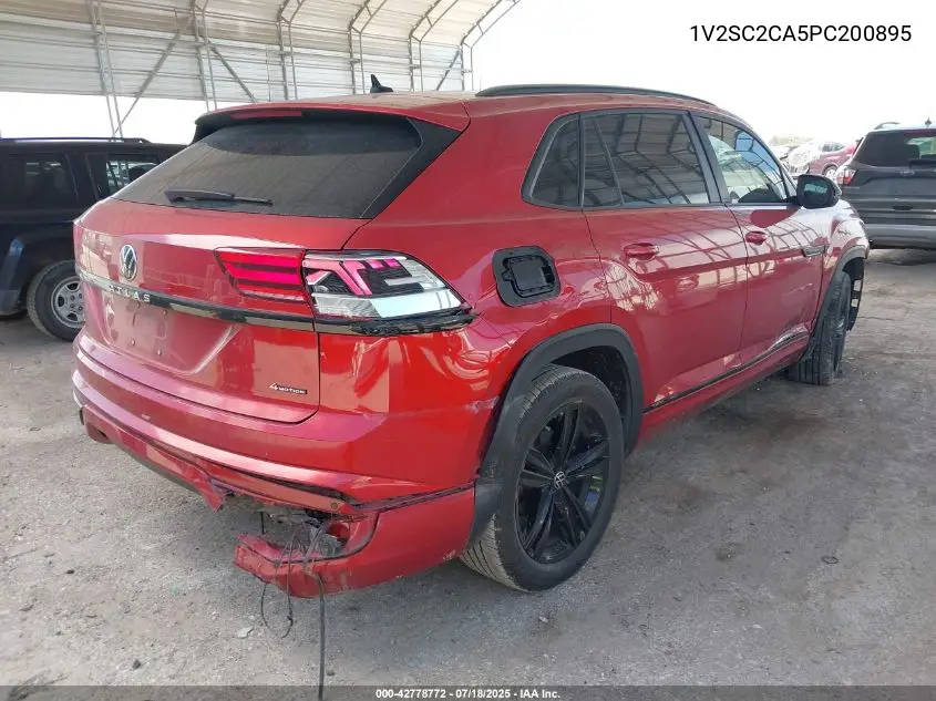 2023 Volkswagen Atlas Cross Sport 2.0T Sel R-Line Black VIN: 1V2SC2CA5PC200895 Lot: 42778772