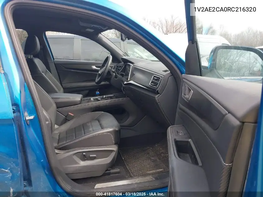 2024 Volkswagen Atlas Cross Sport 2.0T Sel R-Line VIN: 1V2AE2CA0RC216320 Lot: 41817604