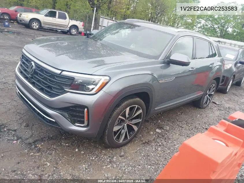 2024 Volkswagen Atlas Cross Sport 2.0T Sel Premium R-Line VIN: 1V2FE2CA0RC253583 Lot: 41951435