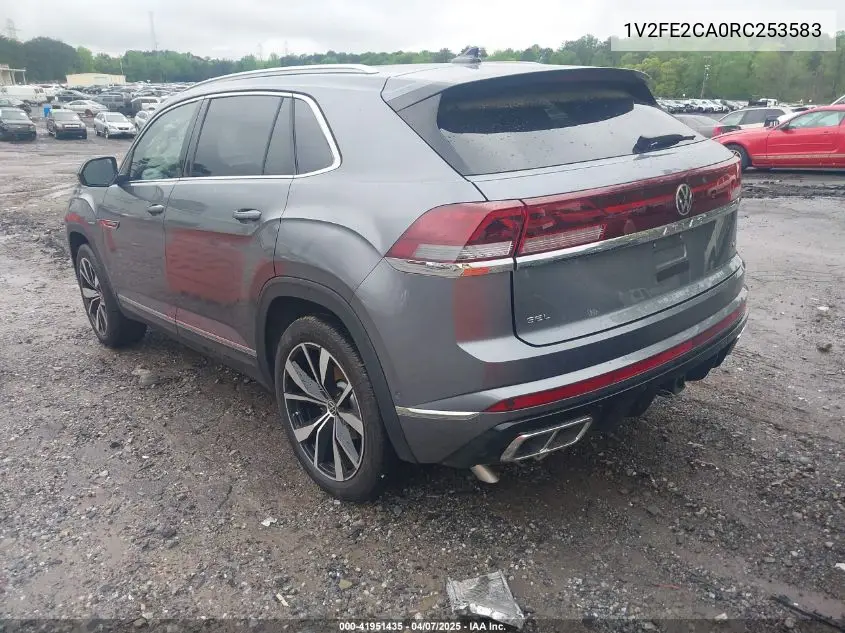 2024 Volkswagen Atlas Cross Sport 2.0T Sel Premium R-Line VIN: 1V2FE2CA0RC253583 Lot: 41951435