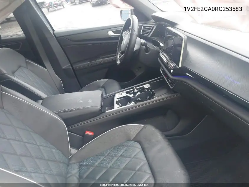 2024 Volkswagen Atlas Cross Sport 2.0T Sel Premium R-Line VIN: 1V2FE2CA0RC253583 Lot: 41951435