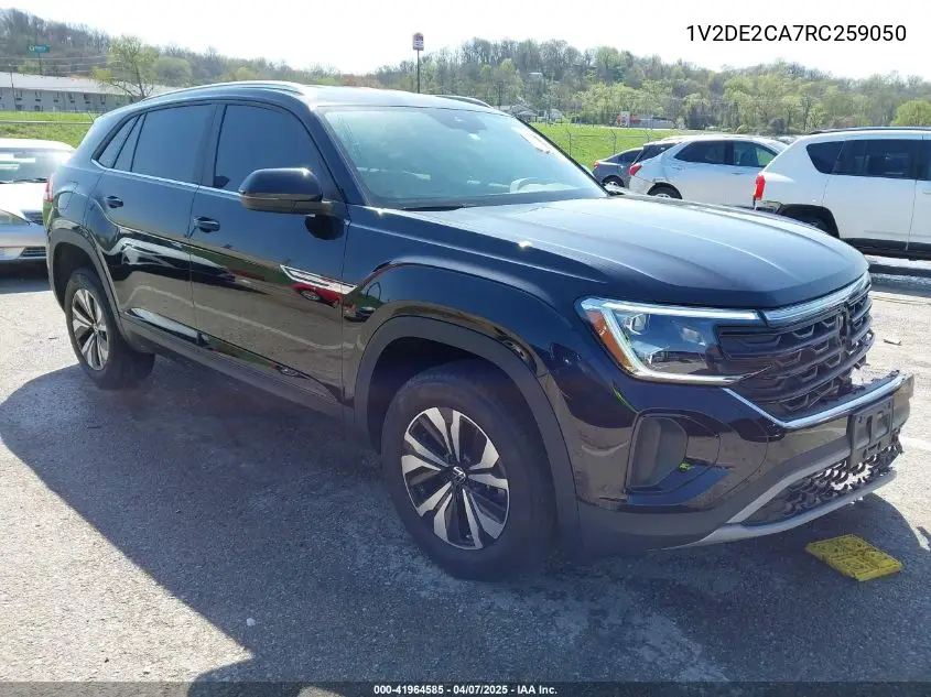 2024 Volkswagen Atlas Cross Sport 2.0T Se VIN: 1V2DE2CA7RC259050 Lot: 41964585