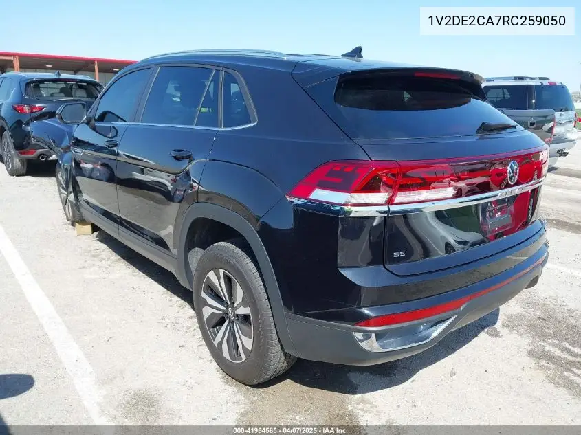 2024 Volkswagen Atlas Cross Sport 2.0T Se VIN: 1V2DE2CA7RC259050 Lot: 41964585