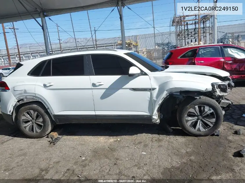 2024 Volkswagen Atlas Cross Sport 2.0T Se VIN: 1V2LE2CA0RC249150 Lot: 41969218