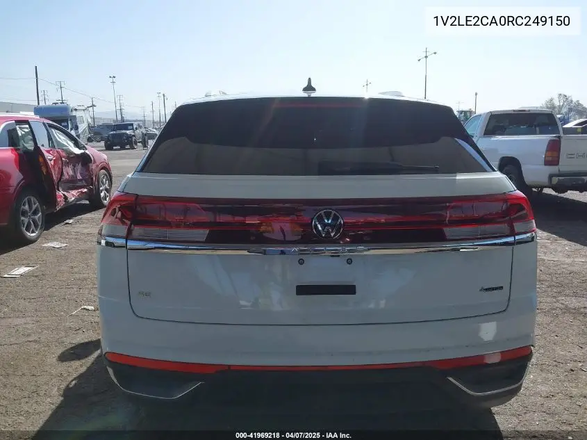 2024 Volkswagen Atlas Cross Sport 2.0T Se VIN: 1V2LE2CA0RC249150 Lot: 41969218