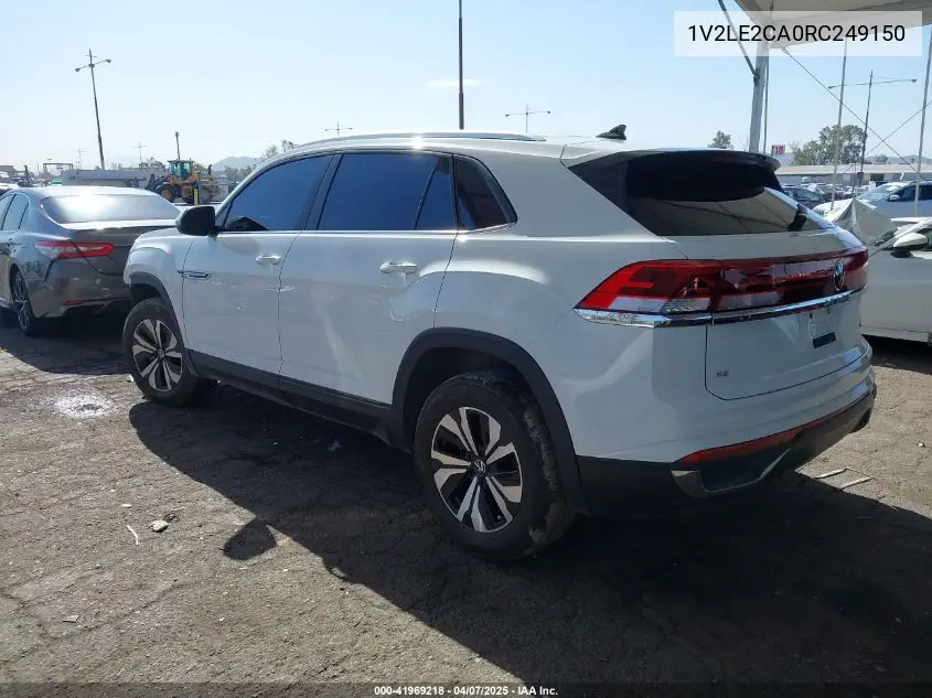 2024 Volkswagen Atlas Cross Sport 2.0T Se VIN: 1V2LE2CA0RC249150 Lot: 41969218