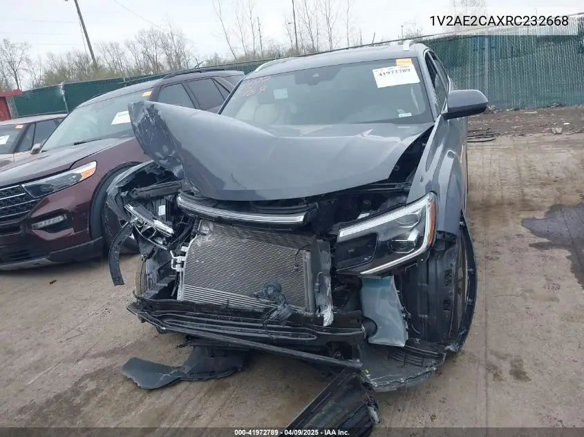 2024 Volkswagen Atlas Cross Sport 2.0T Sel R-Line VIN: 1V2AE2CAXRC232668 Lot: 41972789
