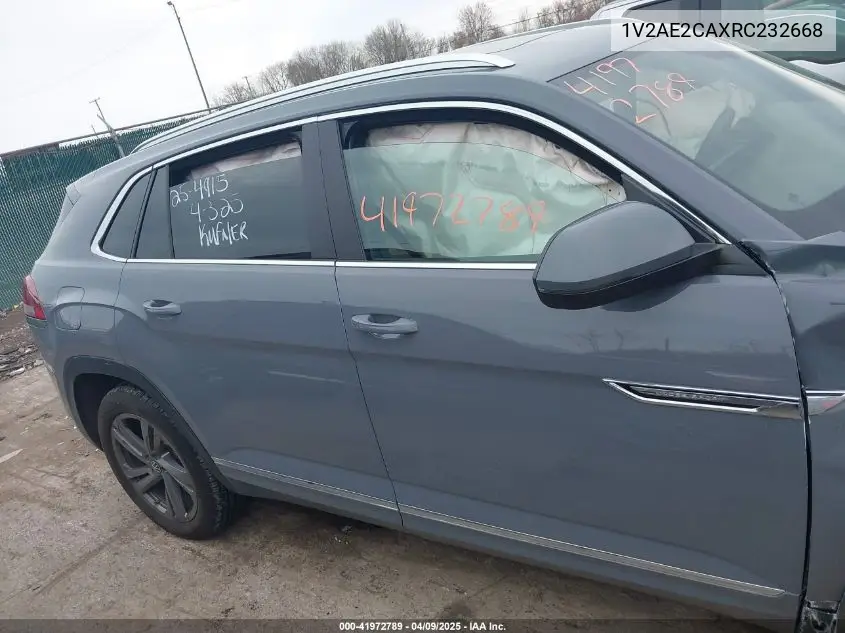 2024 Volkswagen Atlas Cross Sport 2.0T Sel R-Line VIN: 1V2AE2CAXRC232668 Lot: 41972789