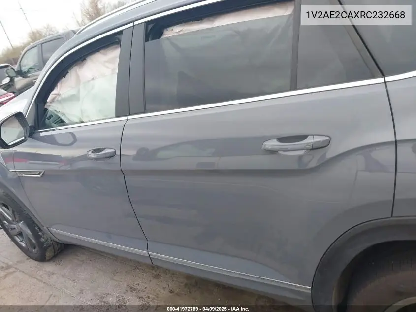 2024 Volkswagen Atlas Cross Sport 2.0T Sel R-Line VIN: 1V2AE2CAXRC232668 Lot: 41972789