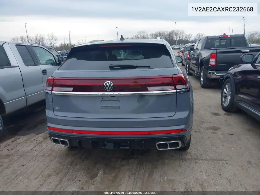 2024 Volkswagen Atlas Cross Sport 2.0T Sel R-Line VIN: 1V2AE2CAXRC232668 Lot: 41972789