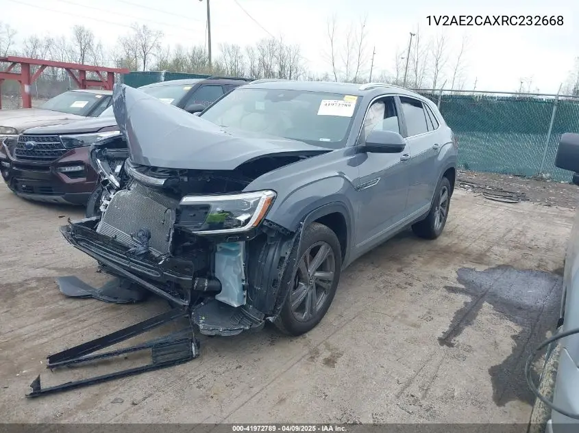 2024 Volkswagen Atlas Cross Sport 2.0T Sel R-Line VIN: 1V2AE2CAXRC232668 Lot: 41972789