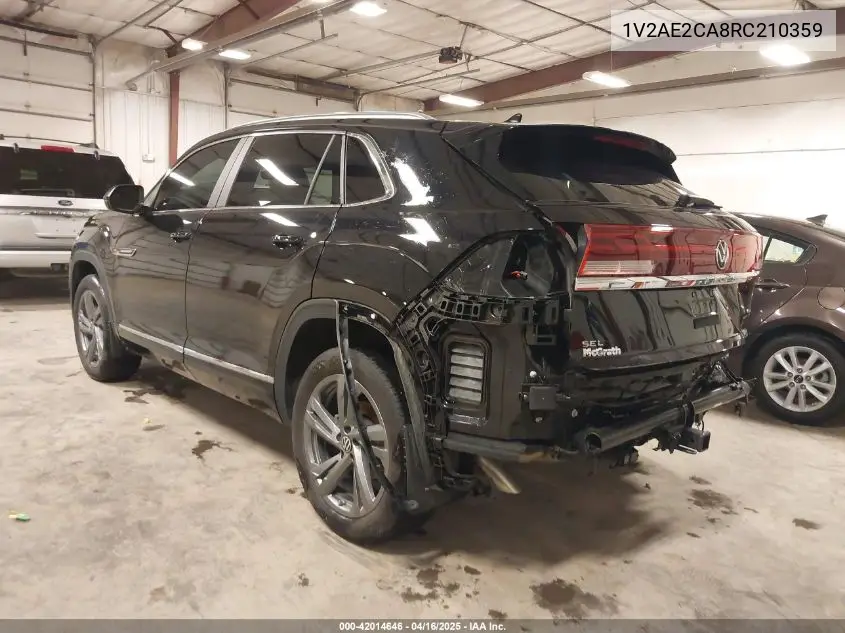 2024 Volkswagen Atlas Cross Sport 2.0T Sel R-Line VIN: 1V2AE2CA8RC210359 Lot: 42014646