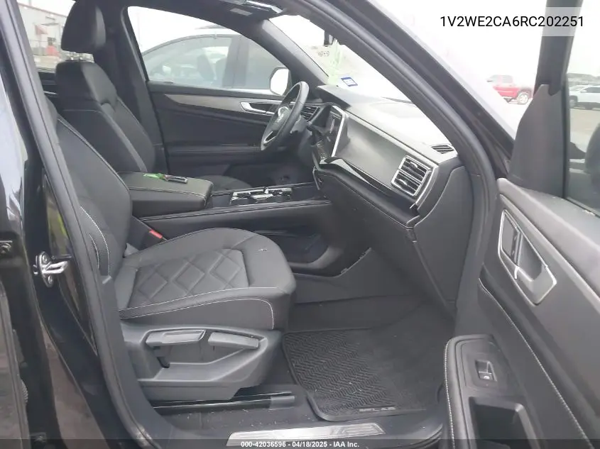2024 Volkswagen Atlas Cross Sport 2.0T Se W/Technology VIN: 1V2WE2CA6RC202251 Lot: 42036596