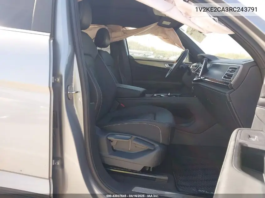 2024 Volkswagen Atlas Cross Sport 2.0T Se W/Technology VIN: 1V2KE2CA3RC243791 Lot: 42037645