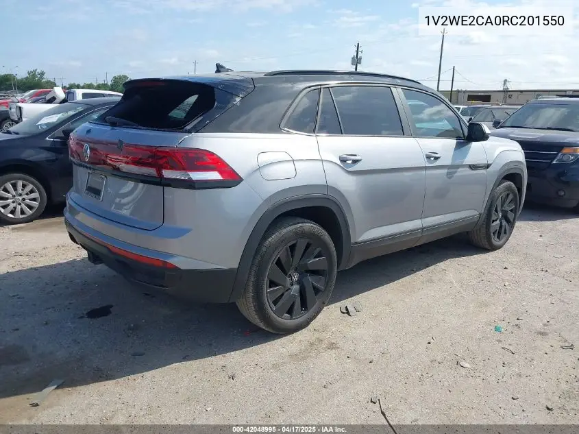 2024 Volkswagen Atlas Cross Sport 2.0T Se W/Technology VIN: 1V2WE2CA0RC201550 Lot: 42048995