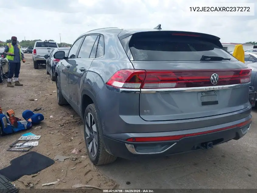 2024 Volkswagen Atlas Cross Sport 2.0T Se W/Technology VIN: 1V2JE2CAXRC237272 Lot: 42128786
