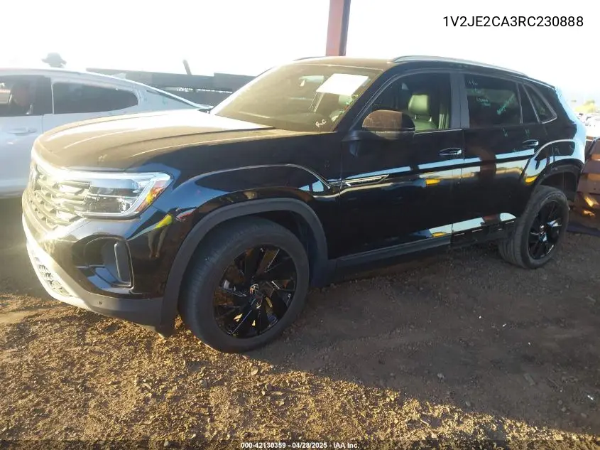 2024 Volkswagen Atlas Cross Sport 2.0T Se W/Technology VIN: 1V2JE2CA3RC230888 Lot: 42130359