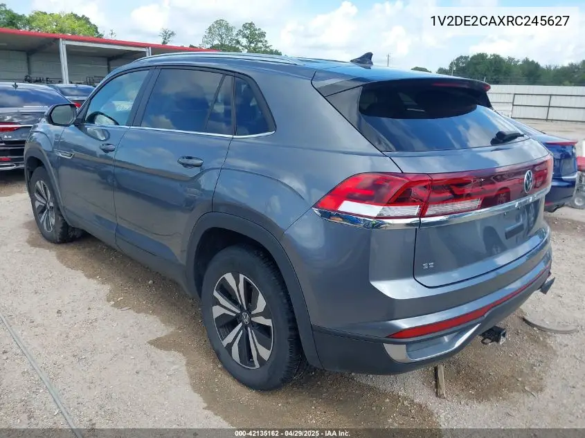 2024 Volkswagen Atlas Cross Sport 2.0T Se VIN: 1V2DE2CAXRC245627 Lot: 42135162