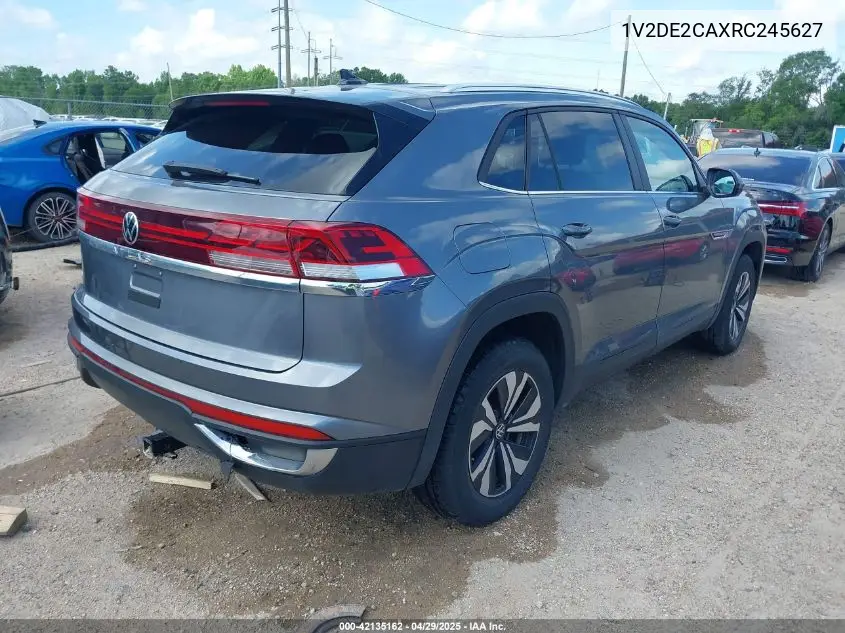 2024 Volkswagen Atlas Cross Sport 2.0T Se VIN: 1V2DE2CAXRC245627 Lot: 42135162