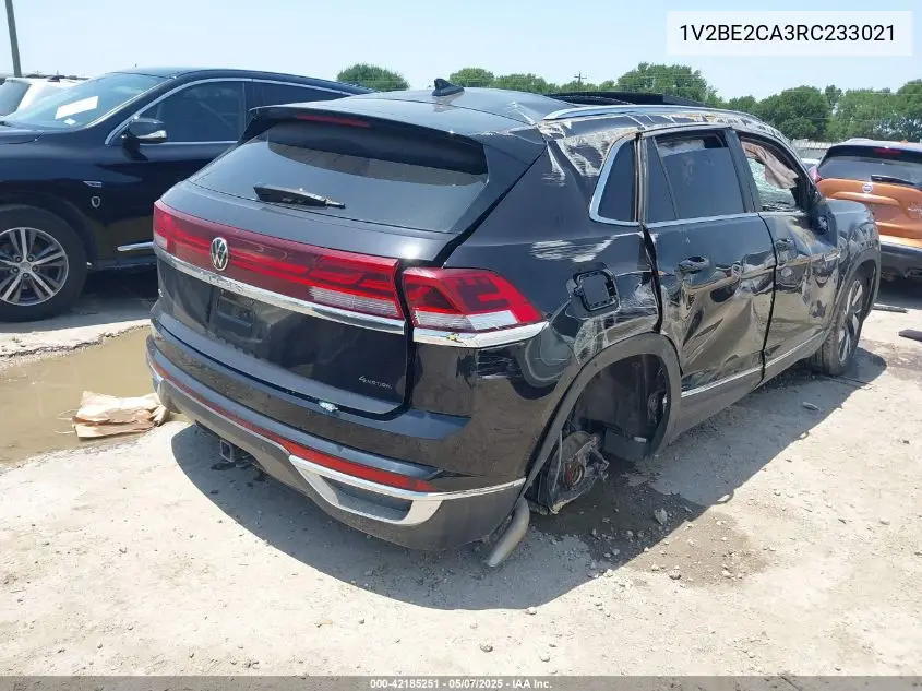 2024 Volkswagen Atlas Cross Sport 2.0T Sel VIN: 1V2BE2CA3RC233021 Lot: 42185251