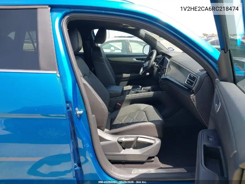 2024 Volkswagen Atlas Cross Sport 2.0T Se W/Technology VIN: 1V2HE2CA6RC218474 Lot: 42292257