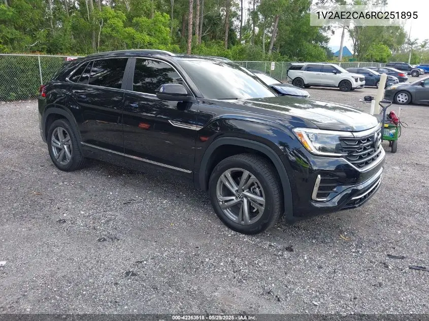 2024 Volkswagen Atlas Cross Sport 2.0T Sel R-Line VIN: 1V2AE2CA6RC251895 Lot: 42363518
