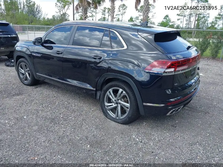 2024 Volkswagen Atlas Cross Sport 2.0T Sel R-Line VIN: 1V2AE2CA6RC251895 Lot: 42363518