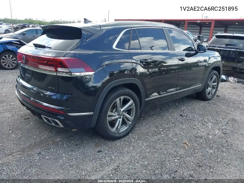 2024 Volkswagen Atlas Cross Sport 2.0T Sel R-Line VIN: 1V2AE2CA6RC251895 Lot: 42363518