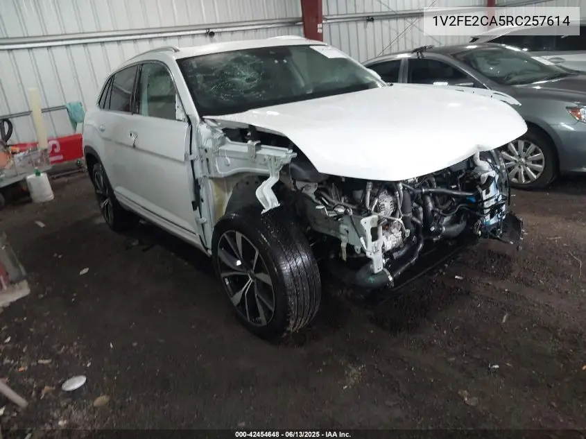 2024 Volkswagen Atlas Cross Sport 2.0T Sel Premium R-Line VIN: 1V2FE2CA5RC257614 Lot: 42454648