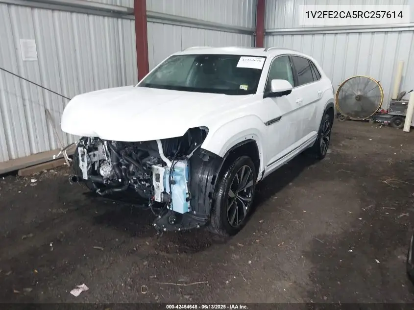 2024 Volkswagen Atlas Cross Sport 2.0T Sel Premium R-Line VIN: 1V2FE2CA5RC257614 Lot: 42454648