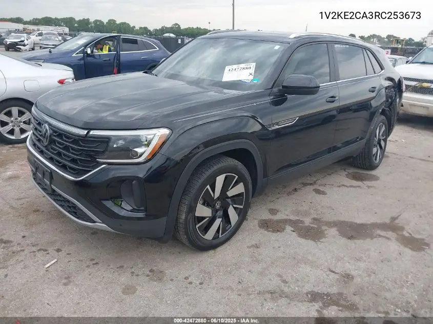 2024 Volkswagen Atlas Cross Sport 2.0T Se W/Technology VIN: 1V2KE2CA3RC253673 Lot: 42472880
