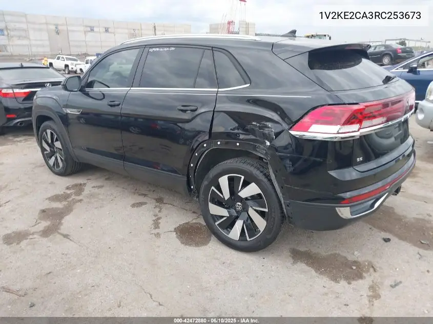 2024 Volkswagen Atlas Cross Sport 2.0T Se W/Technology VIN: 1V2KE2CA3RC253673 Lot: 42472880
