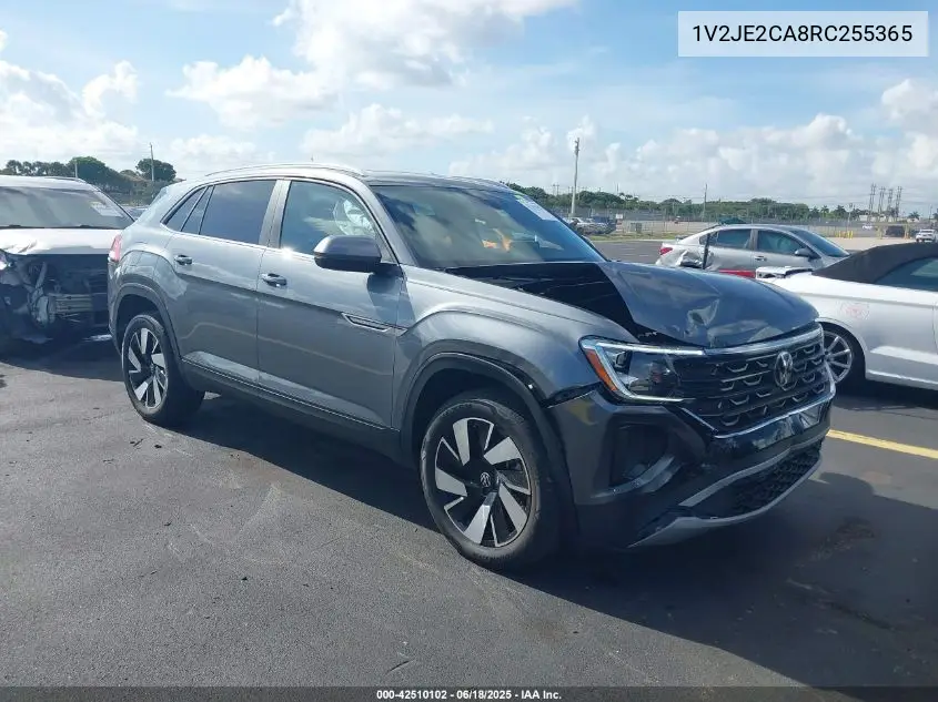 2024 Volkswagen Atlas Cross Sport 2.0T Se W/Technology VIN: 1V2JE2CA8RC255365 Lot: 42510102