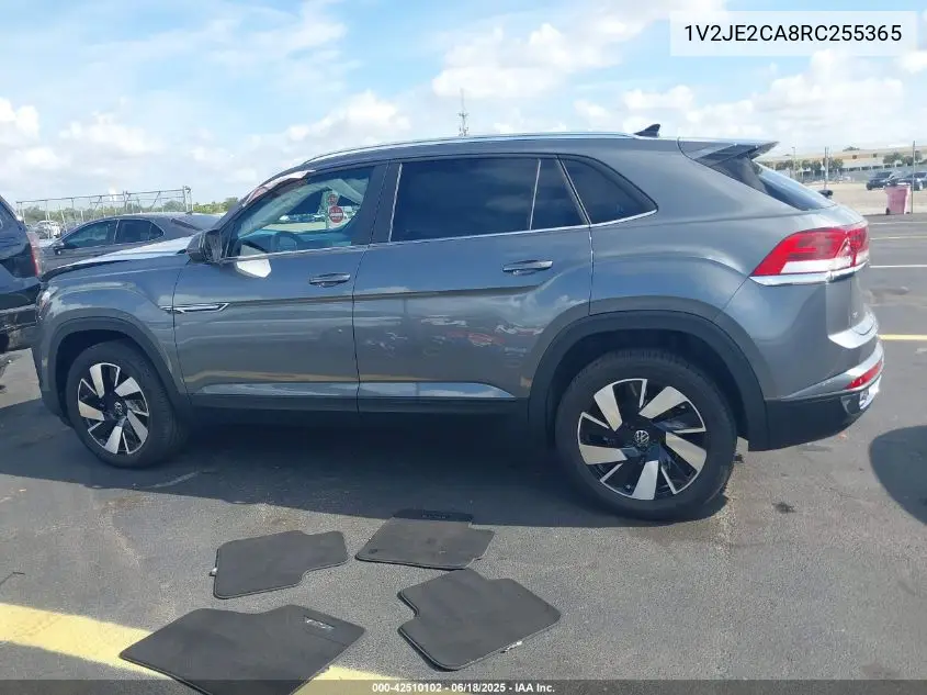 2024 Volkswagen Atlas Cross Sport 2.0T Se W/Technology VIN: 1V2JE2CA8RC255365 Lot: 42510102