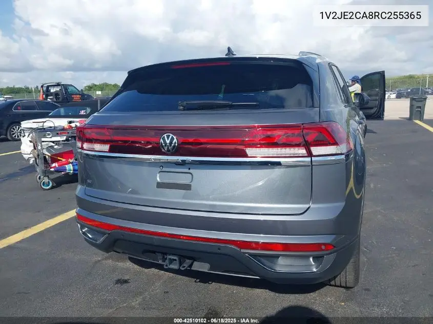 2024 Volkswagen Atlas Cross Sport 2.0T Se W/Technology VIN: 1V2JE2CA8RC255365 Lot: 42510102