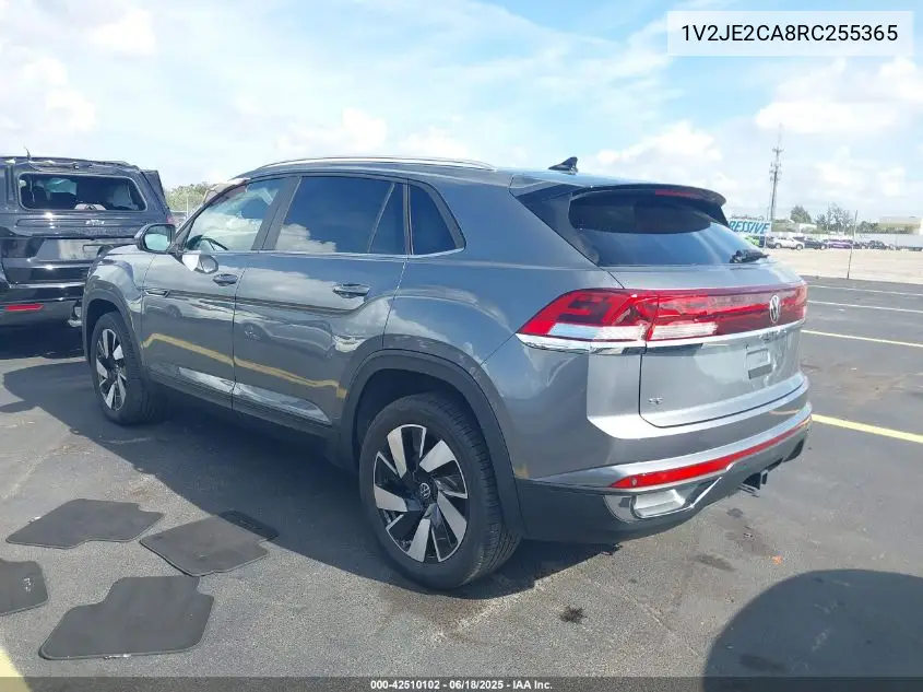 2024 Volkswagen Atlas Cross Sport 2.0T Se W/Technology VIN: 1V2JE2CA8RC255365 Lot: 42510102