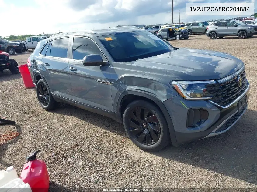 2024 Volkswagen Atlas Cross Sport 2.0T Se W/Technology VIN: 1V2JE2CA8RC204884 Lot: 42558957
