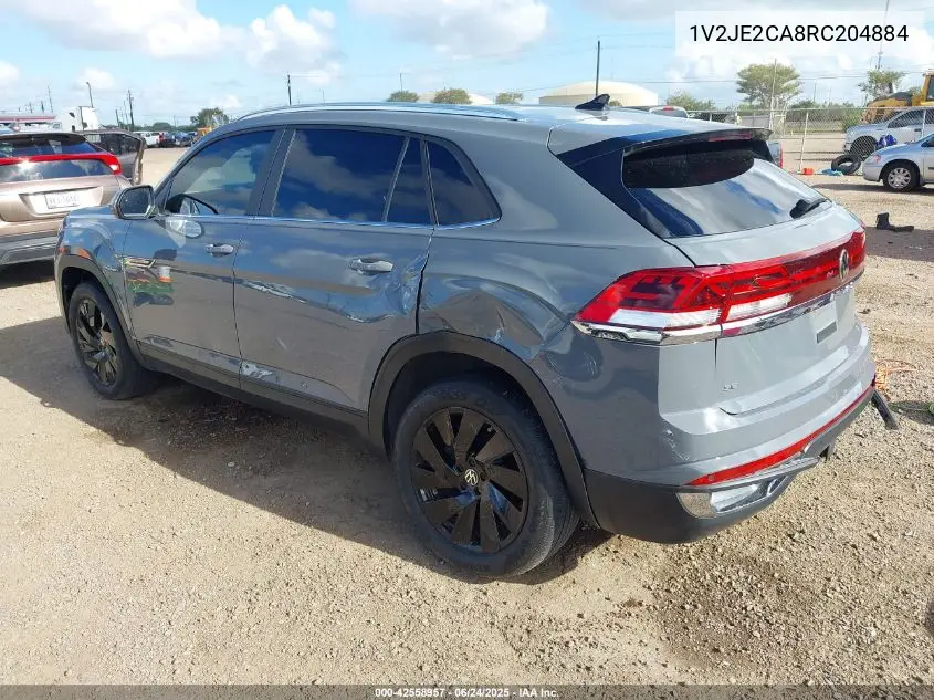 2024 Volkswagen Atlas Cross Sport 2.0T Se W/Technology VIN: 1V2JE2CA8RC204884 Lot: 42558957