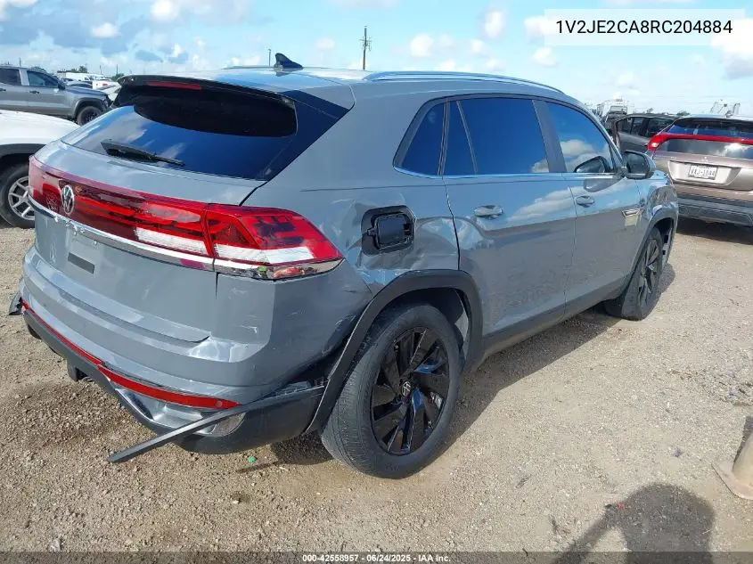 2024 Volkswagen Atlas Cross Sport 2.0T Se W/Technology VIN: 1V2JE2CA8RC204884 Lot: 42558957